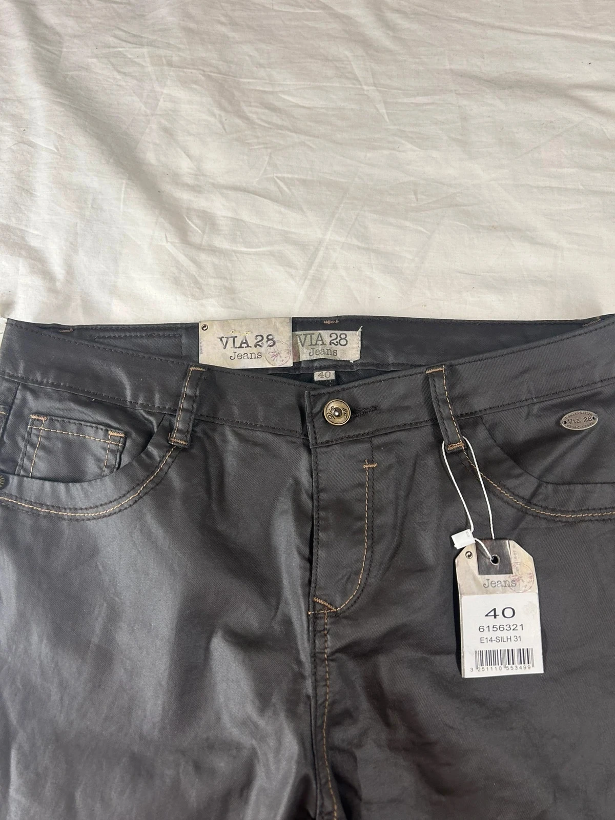 Jean vintage taille haute via 28 – photo 6